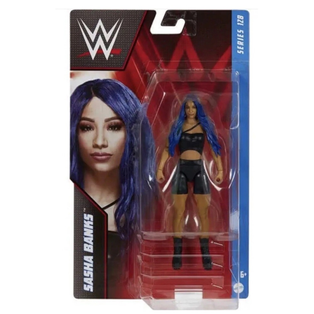 WWE Mattel Basic Series 128 SASHA BANKS Wrestling 6" Action Figure